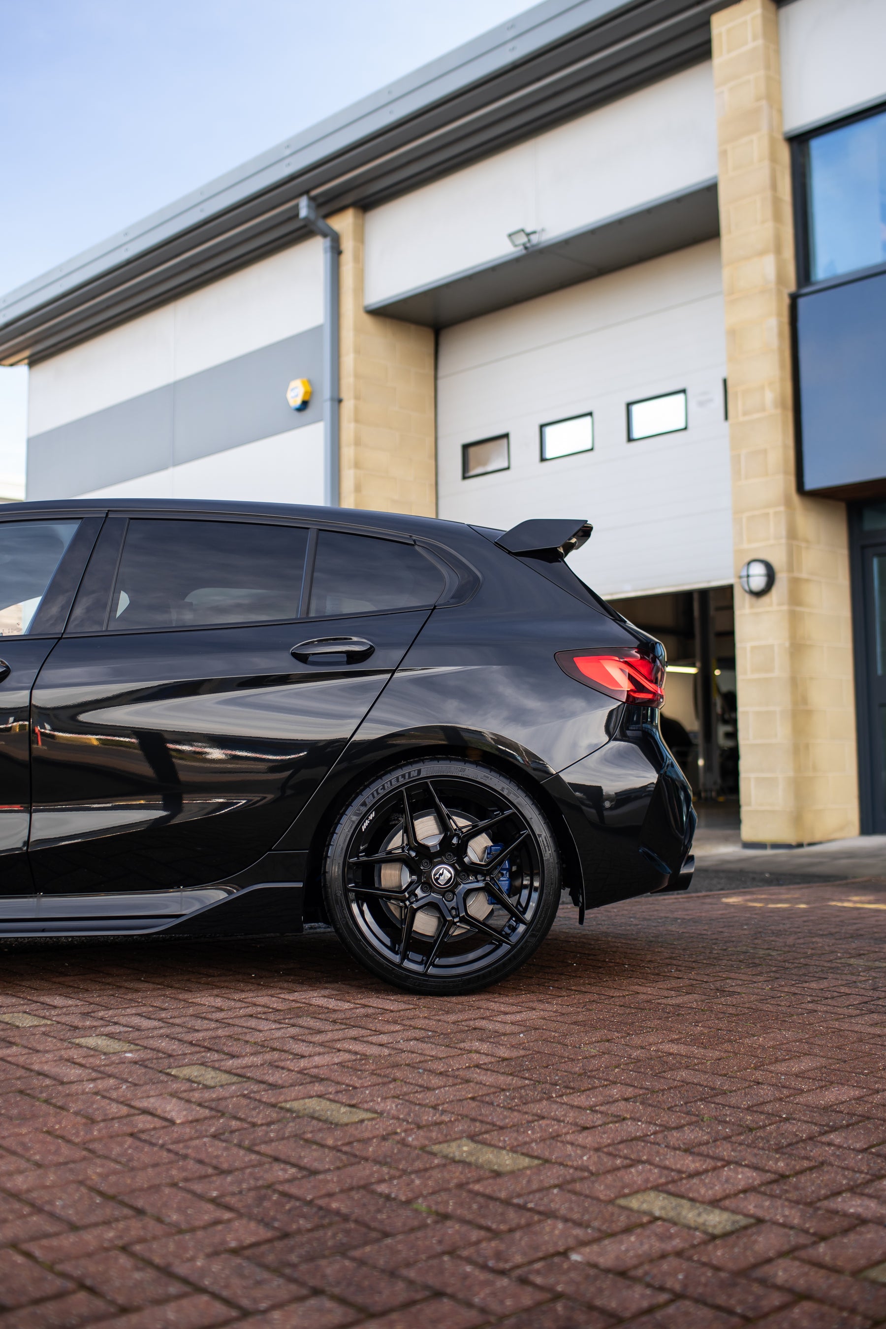 BMW F40 M135i M-W1 19" Precision Black Wheels