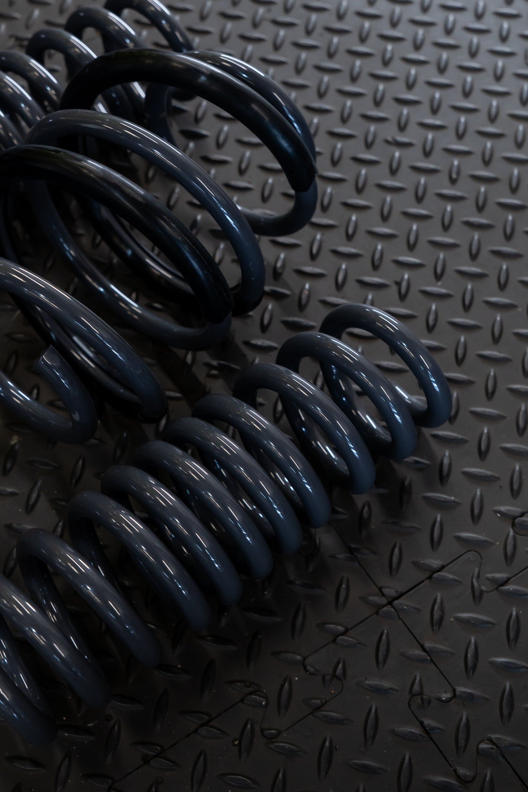Close-up of Motech stance springs