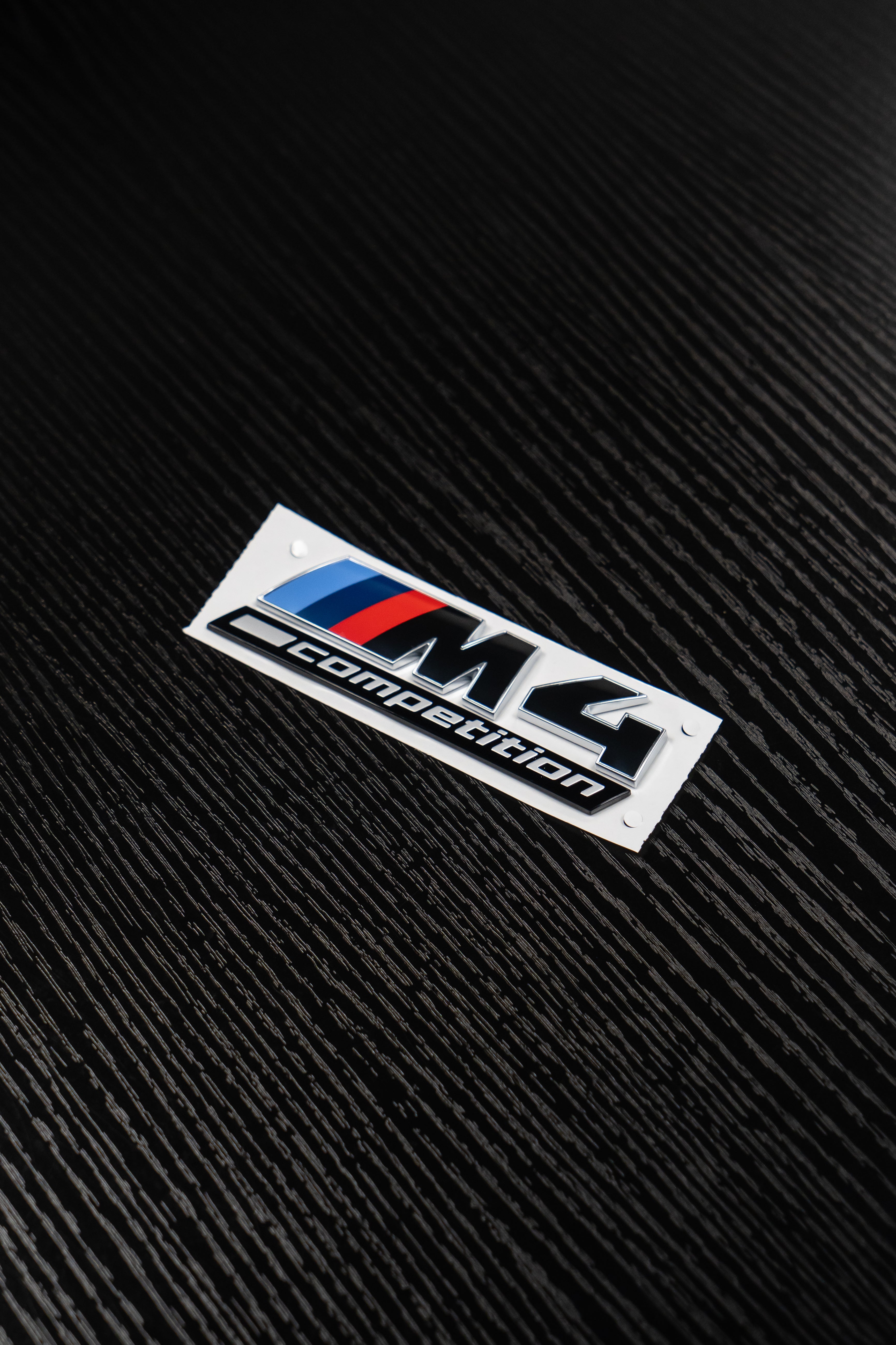 BMW Genuine M4 Competition LCI Gloss Black Rear Badge