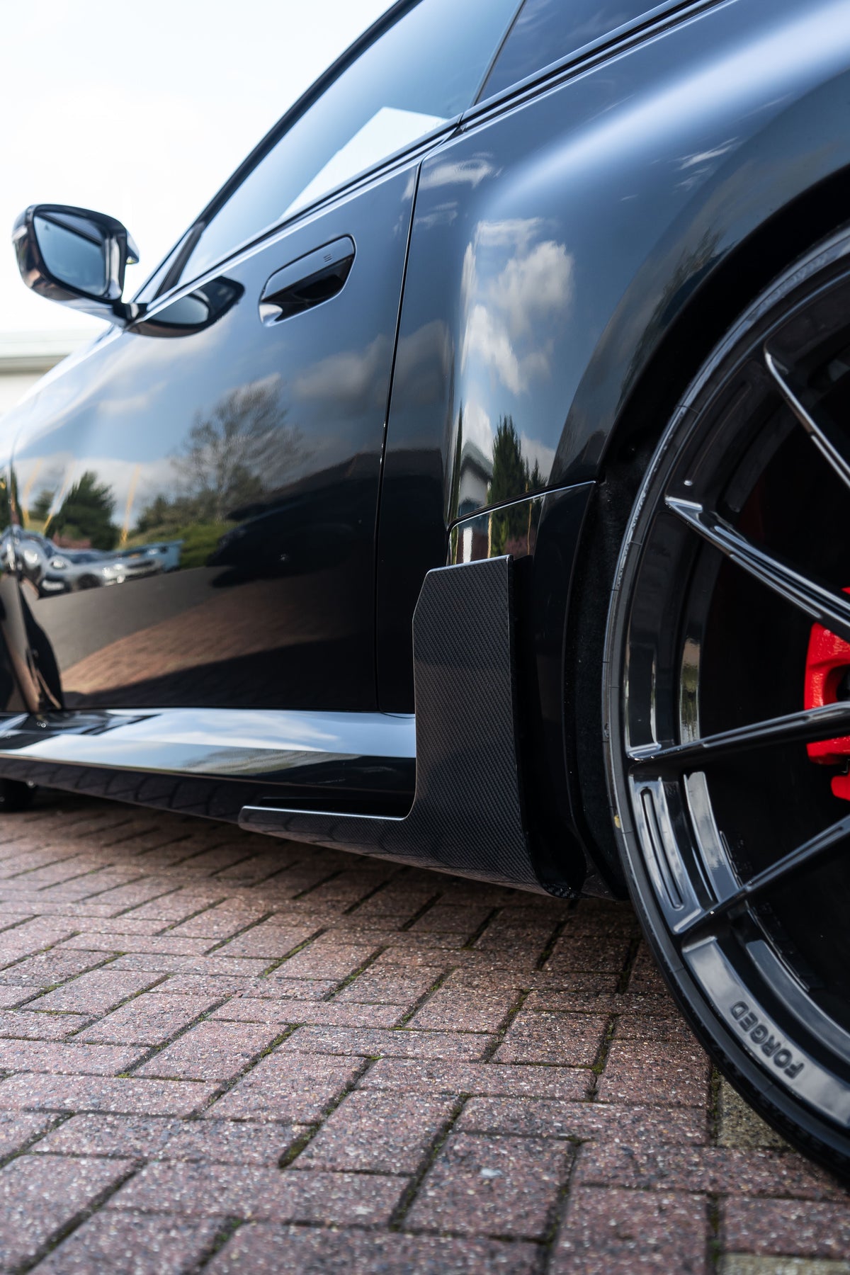 BMW G87 M2 CARBON FIBRE SIDE SKIRTS - V2