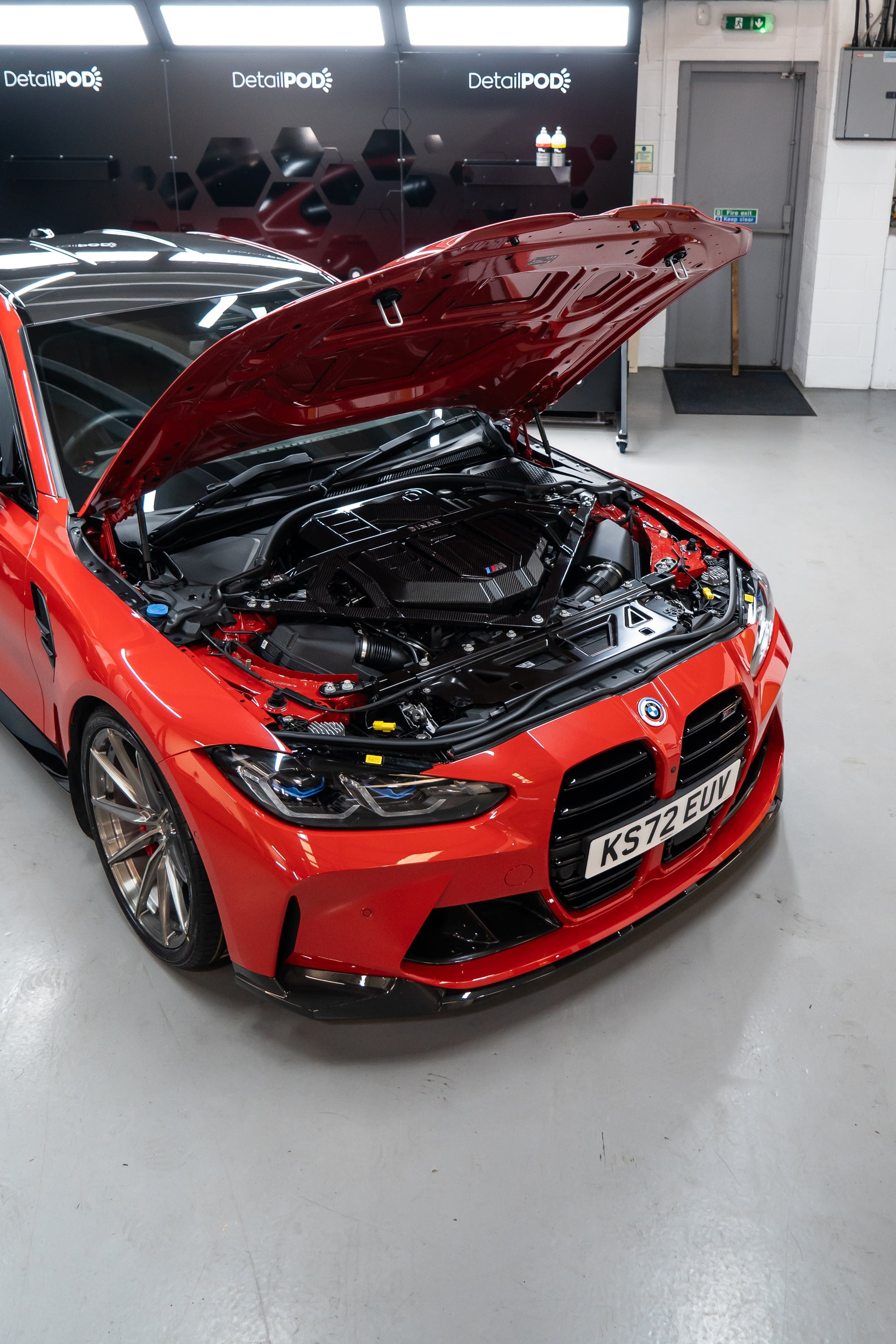 BMW G82 M4 - Dinan Carbon Fiber Strut Tower Brace