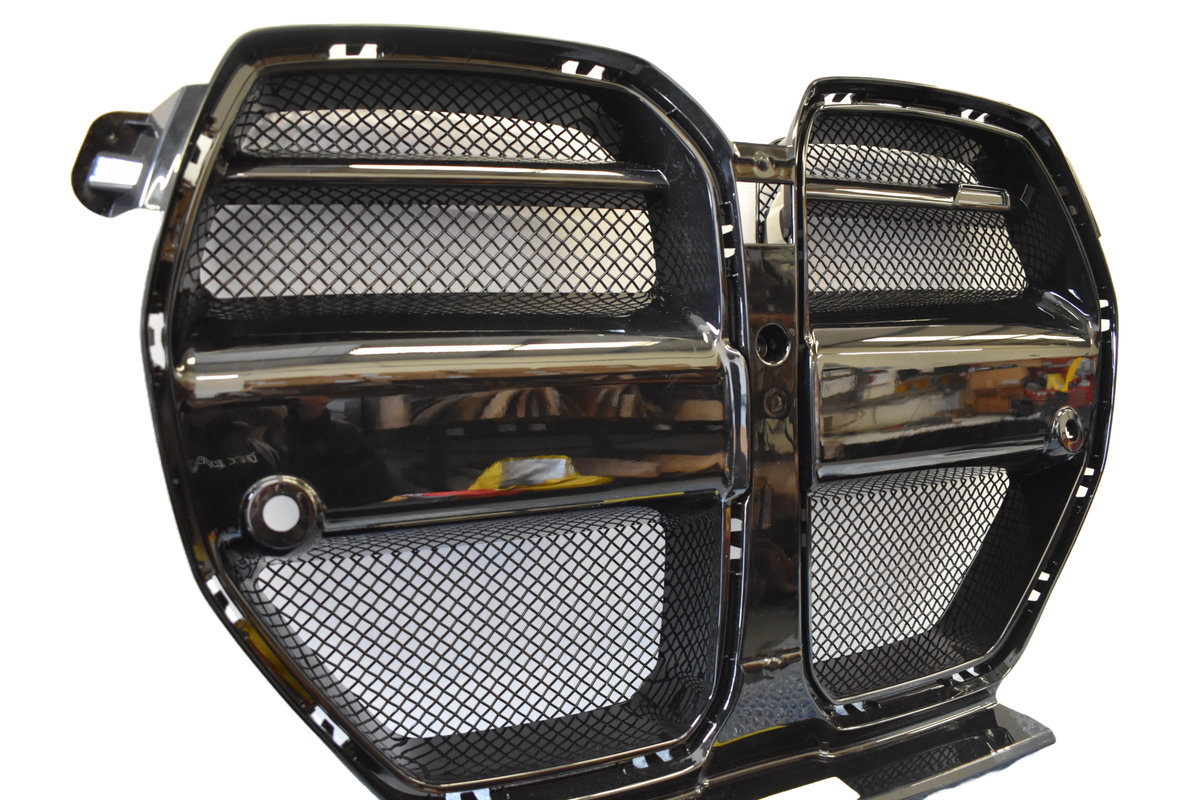 BMW M3 M4 G8X Vorsteiner Zunsport Black Front Mesh Grille Set - With ACC