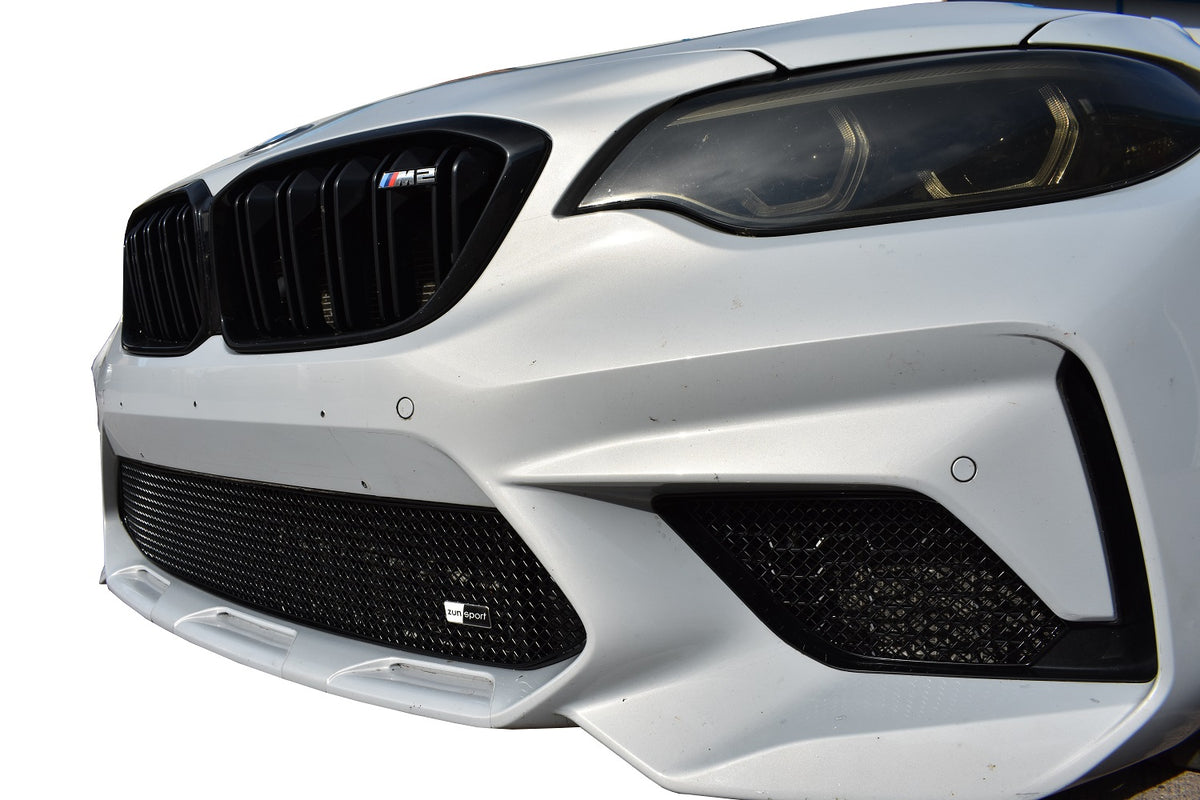 BMW M2 Competition F87 Zunsport Black Front Mesh Grille Set - image 1