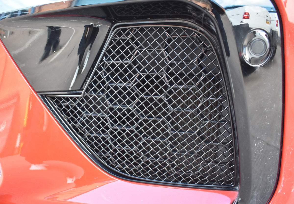 BMW X6 M G06 Competition Zunsport Black Outer Front Mesh Grille Set - image 1