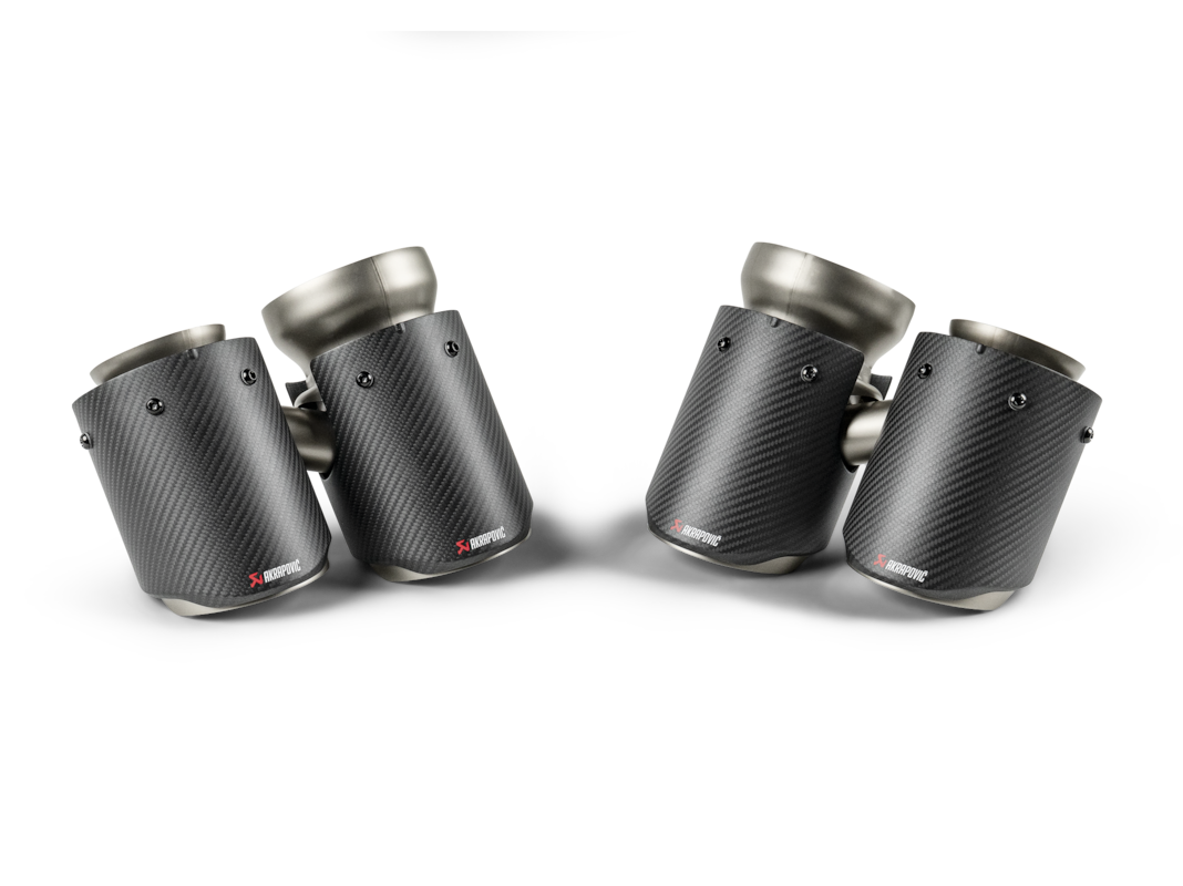 BMW M5 (G90 / G99) | Akrapovic | Tail Pipe Set (Carbon) Round