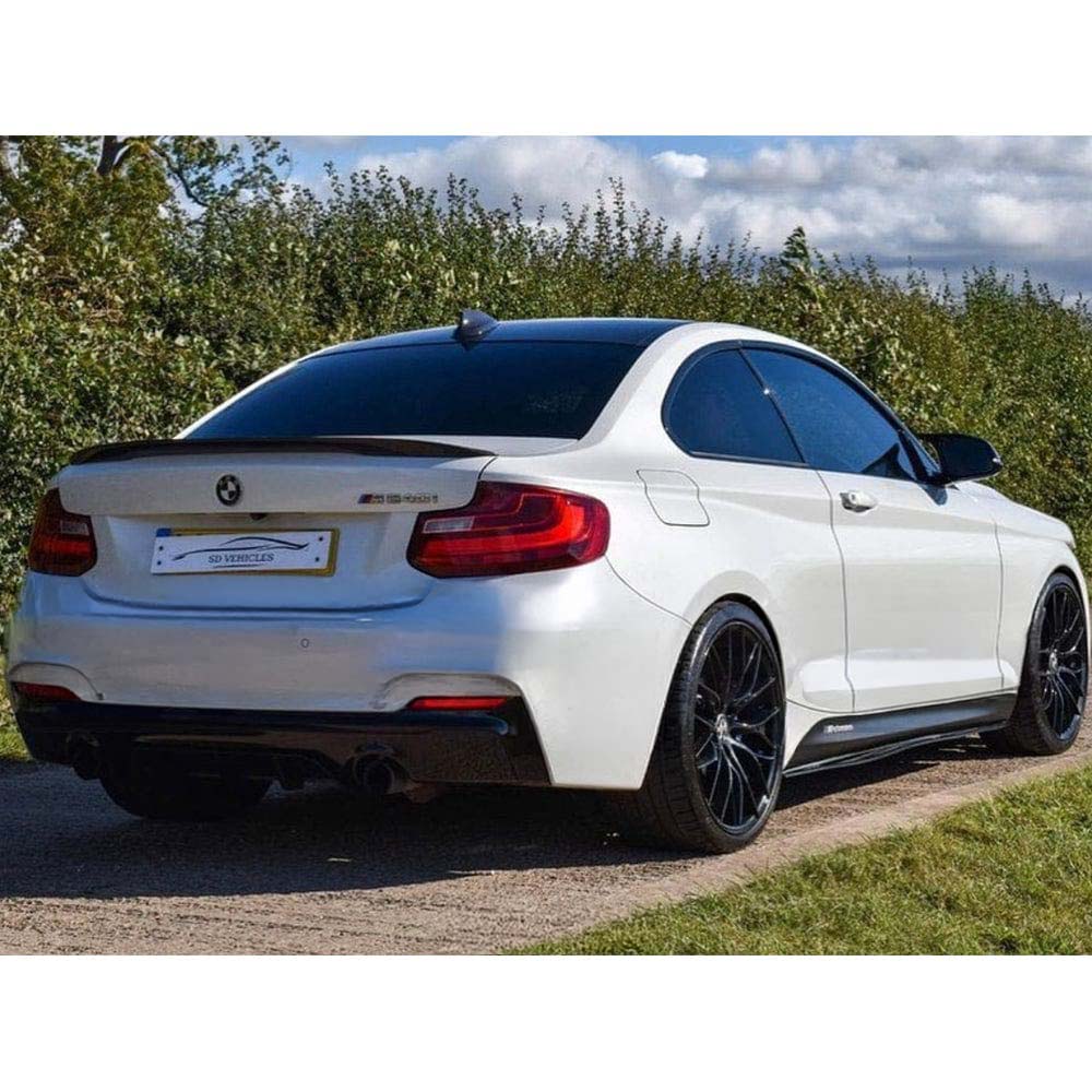 BMW 2 SERIES F22/F23 GLOSS BLACK DUAL EXHAUST DIFFUSER