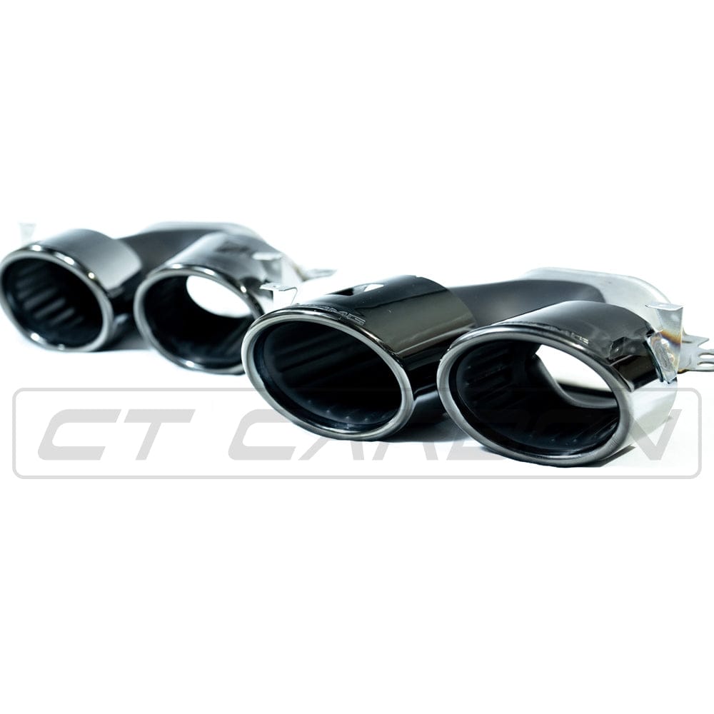 MERCEDES A-CLASS W177/V177 2018-CURRENT GLOSS BLACK QUAD TIP DIFFUSER