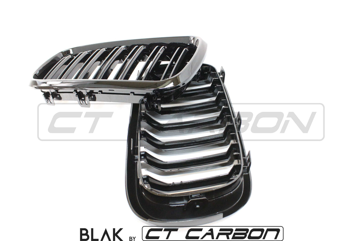 BMW X5M/X6M F16 & F15 2014-2018 DOUBLE SLAT GRILLES