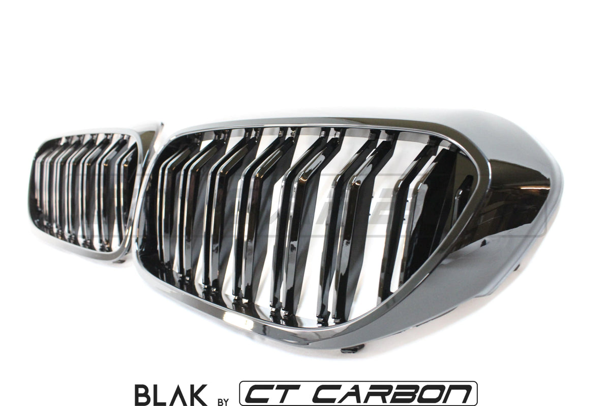 BMW M5 F90 / 5 SERIES G30/G31 DOUBLE SLAT BLACK GRILLES