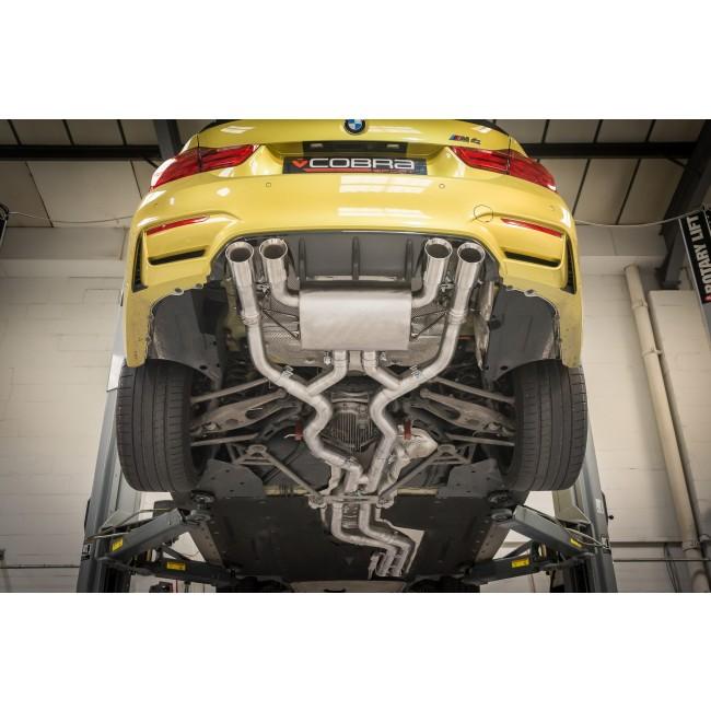 BMW M4 (F82) Coupe 3" Valved Primary Cat Back Performance Exhaust