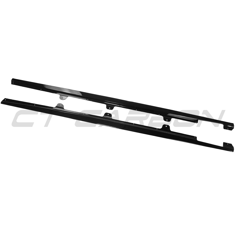 BMW 3 SERIES G20/G21 2018+ FULL LENGTH GLOSS BLACK SIDE SKIRTS - V2