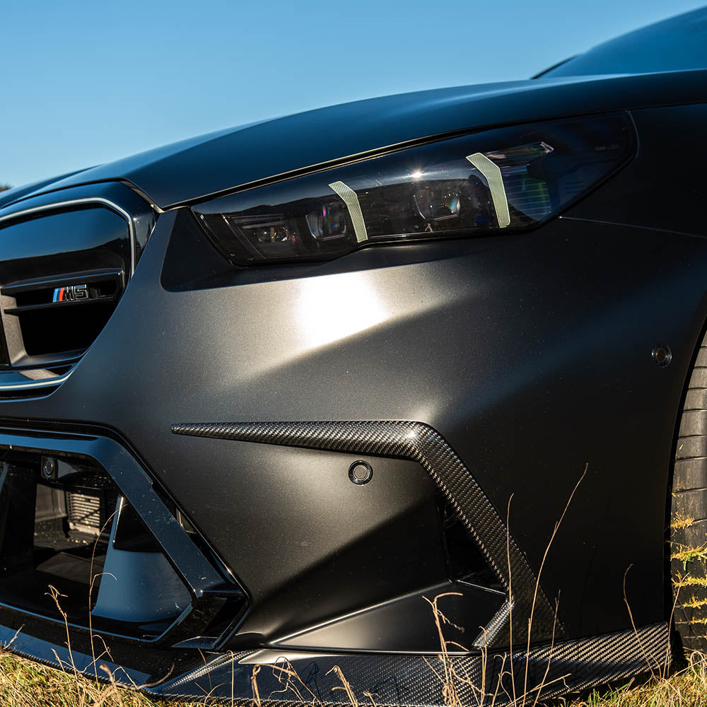 BMW G90 M5 & G99 M5 TOURING 2024+ CARBON FIBRE FRONT BUMPER TRIM - CT DESIGN