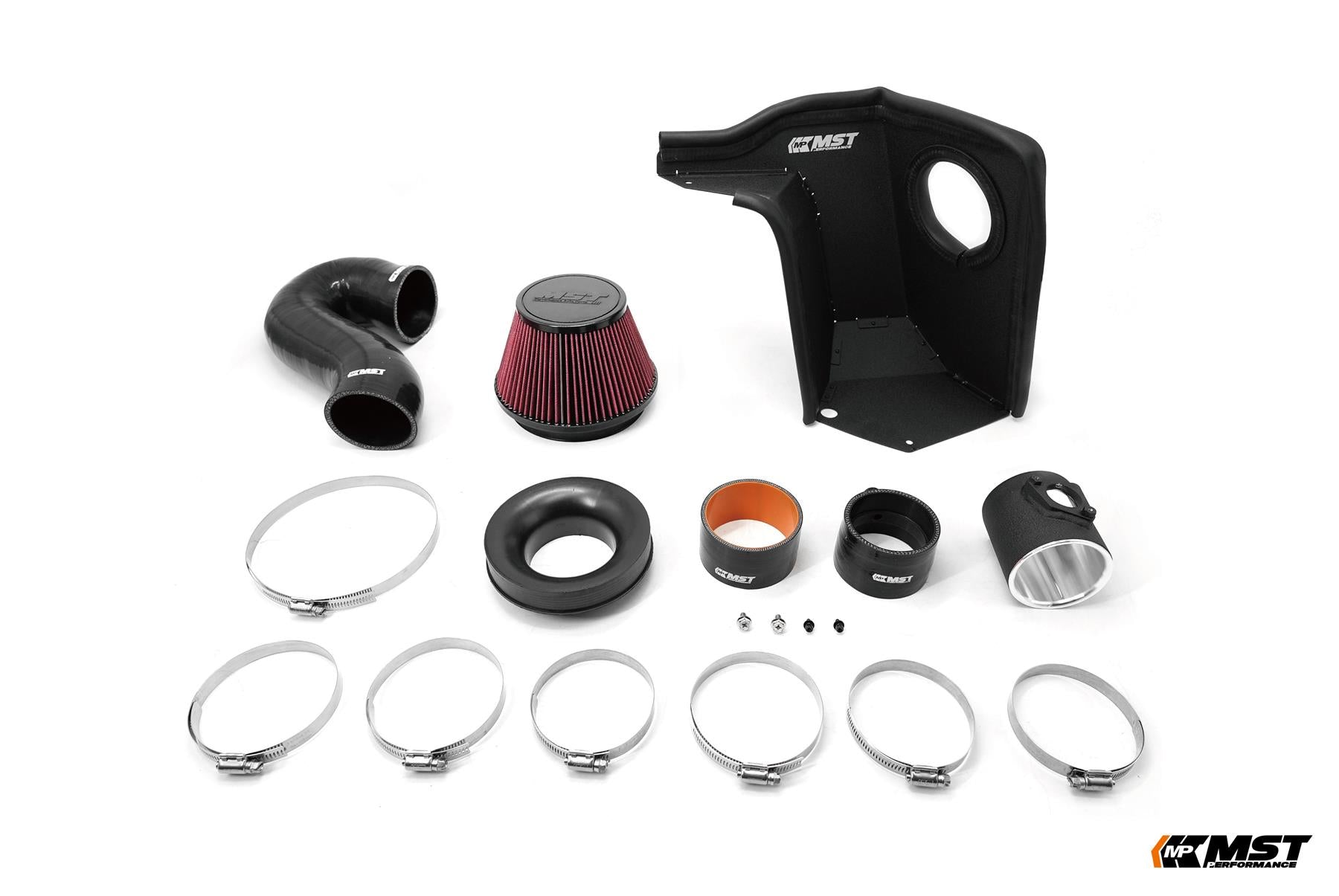 MST Performance Intake Induction Kit Air Filter Honda Civic K20 Type R FL5 Black