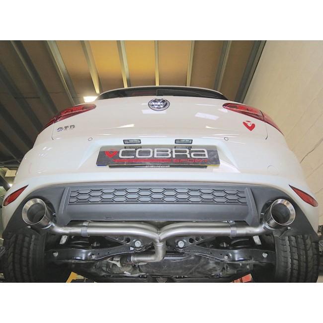 VW Golf GTD (Mk7) 2.0 TDI (5G) (with Sound Pack) (14-17) GTI Style Rear Exhaust