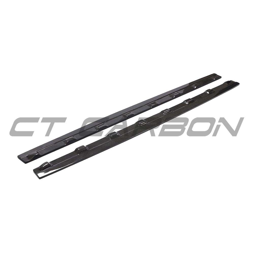 AUDI A3 8V FACELIFT CARBON FIBRE SIDE SKIRTS
