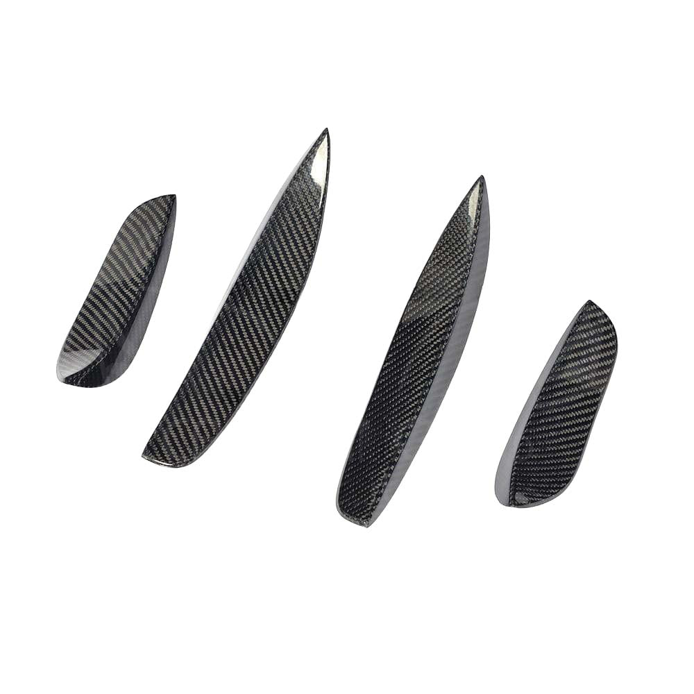 MERCEDES W205 C63 & C63S FRONT BUMPER CARBON FIBRE CANARDS / FINS