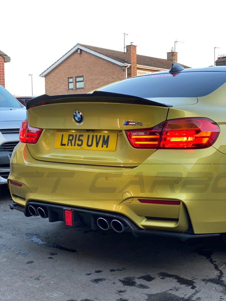 BMW M3/M4 (F80 F82 F83) CARBON FIBRE DIFFUSER WITH DTM LIGHT - V5