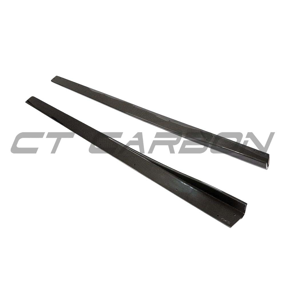 BMW M3/M4 (F80 F82 F83) 2014-2020 CARBON FIBRE SIDE SKIRTS - V2