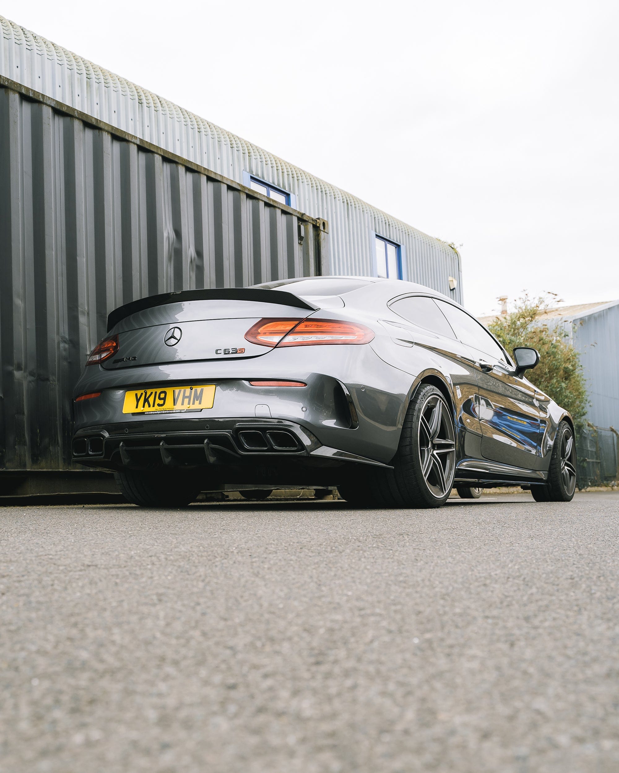 MERCEDES C63/C63S/C CLASS W205 COUPE CARBON SPOILER - V2
