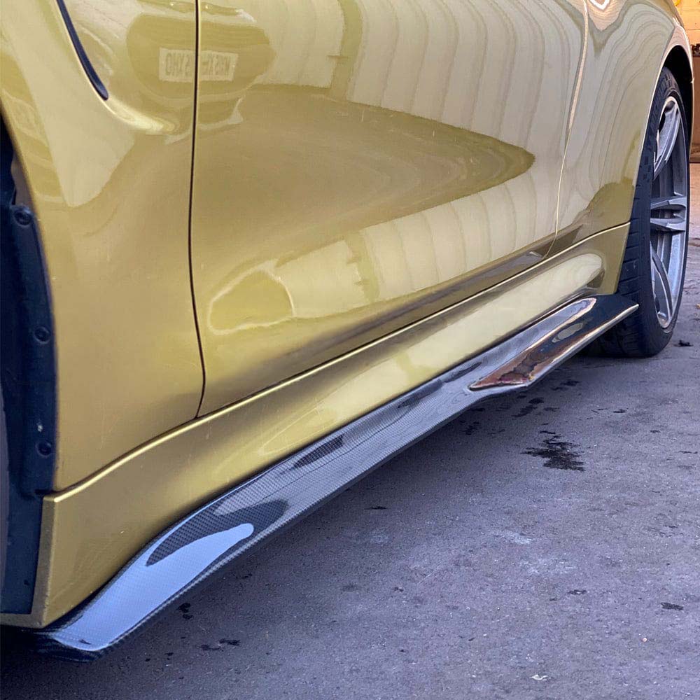 BMW F80 M3 2014-2020 CARBON FIBRE SIDE SKIRTS - V3