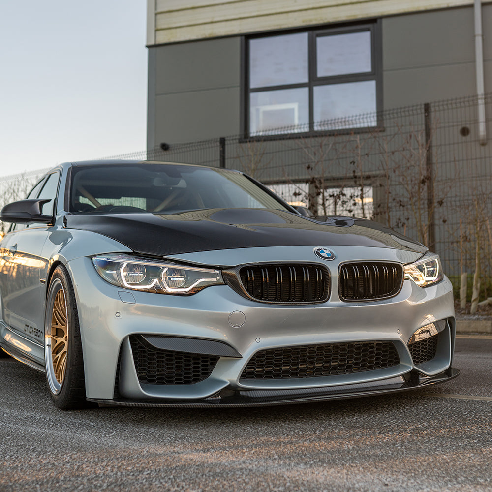 BMW M3/M4 (F80 F82 F83) 2014-2020 CARBON FIBRE SPLITTER - V9