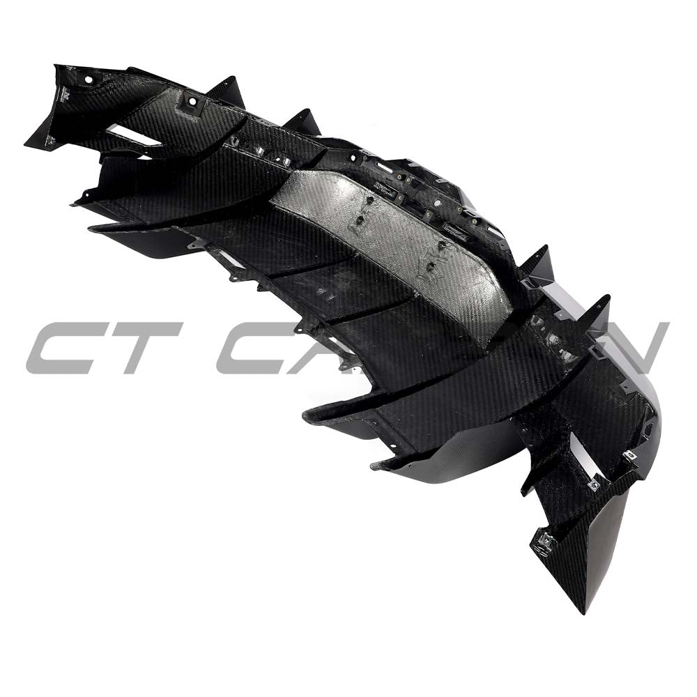 LAMBORGHINI REVUELTO CARBON FIBRE REAR DIFFUSER - CT DESIGN