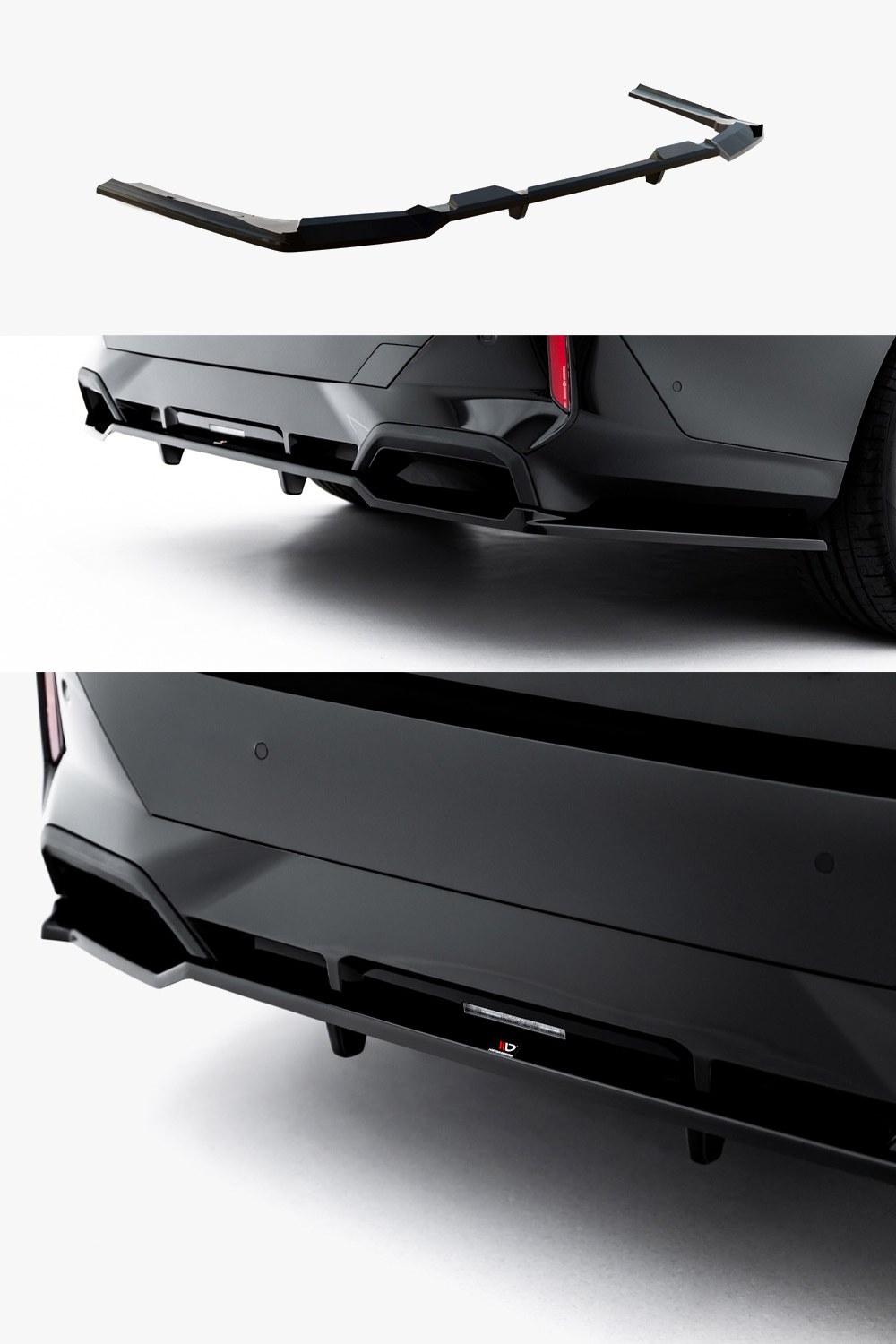 BMW 5 Series G60 i5 Maxton Design Rear Diffuser (Vertical Bars)