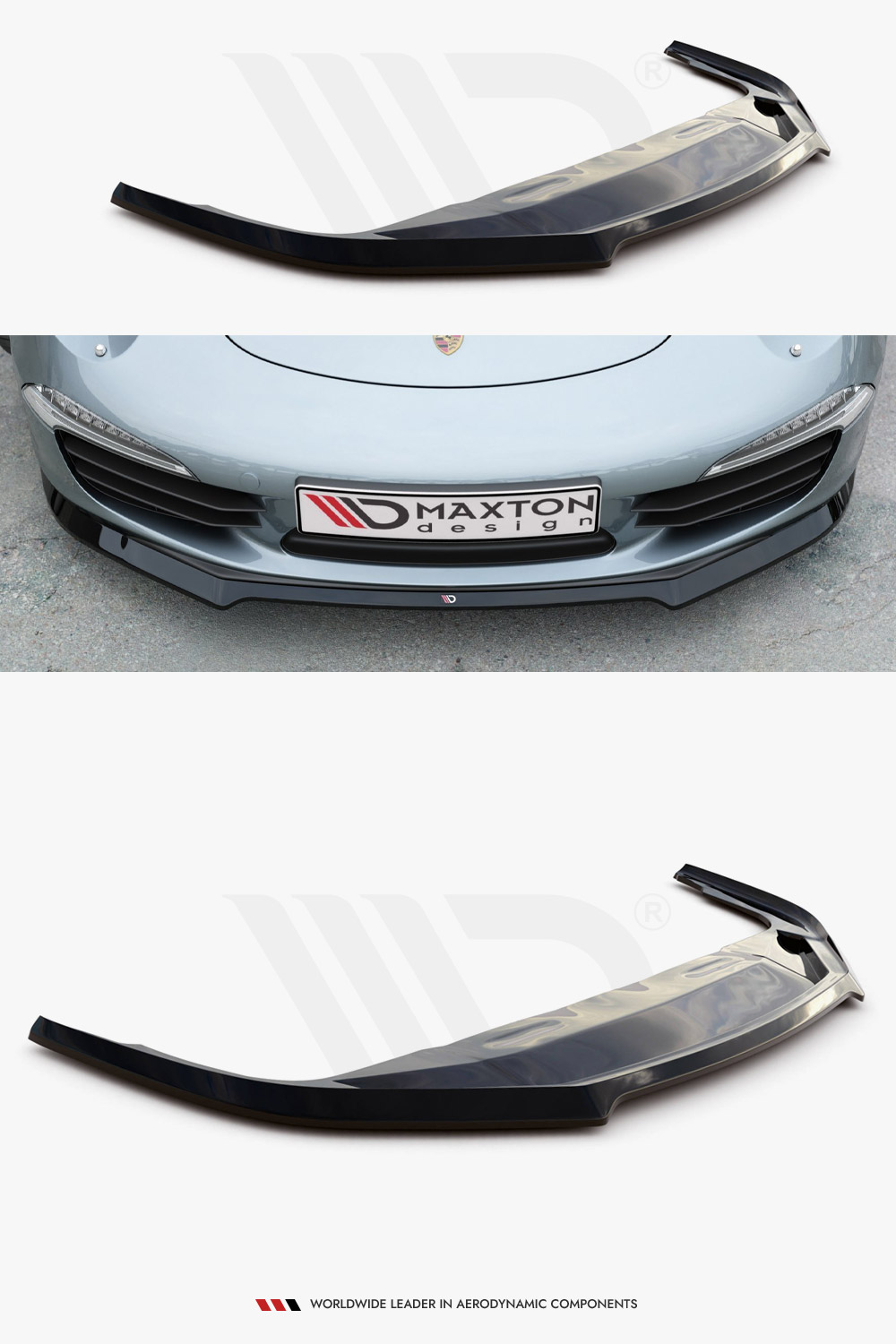 Porsche 911 991.1 Maxton Design Front Splitter