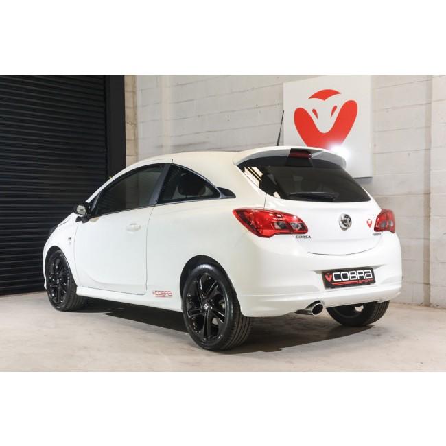 Vauxhall Corsa E 1.4 Turbo (15-19) Venom Box Delete Race Cat Back Performance Exhaust