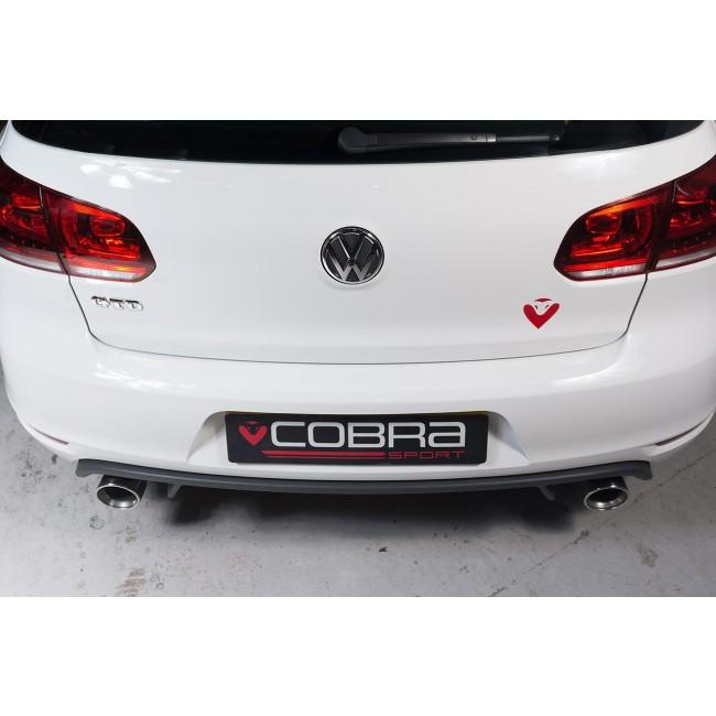 VW Golf GTD (Mk6) 2.0 TDI (5K) (09-13) GTI Style Cat Back Performance Exhaust