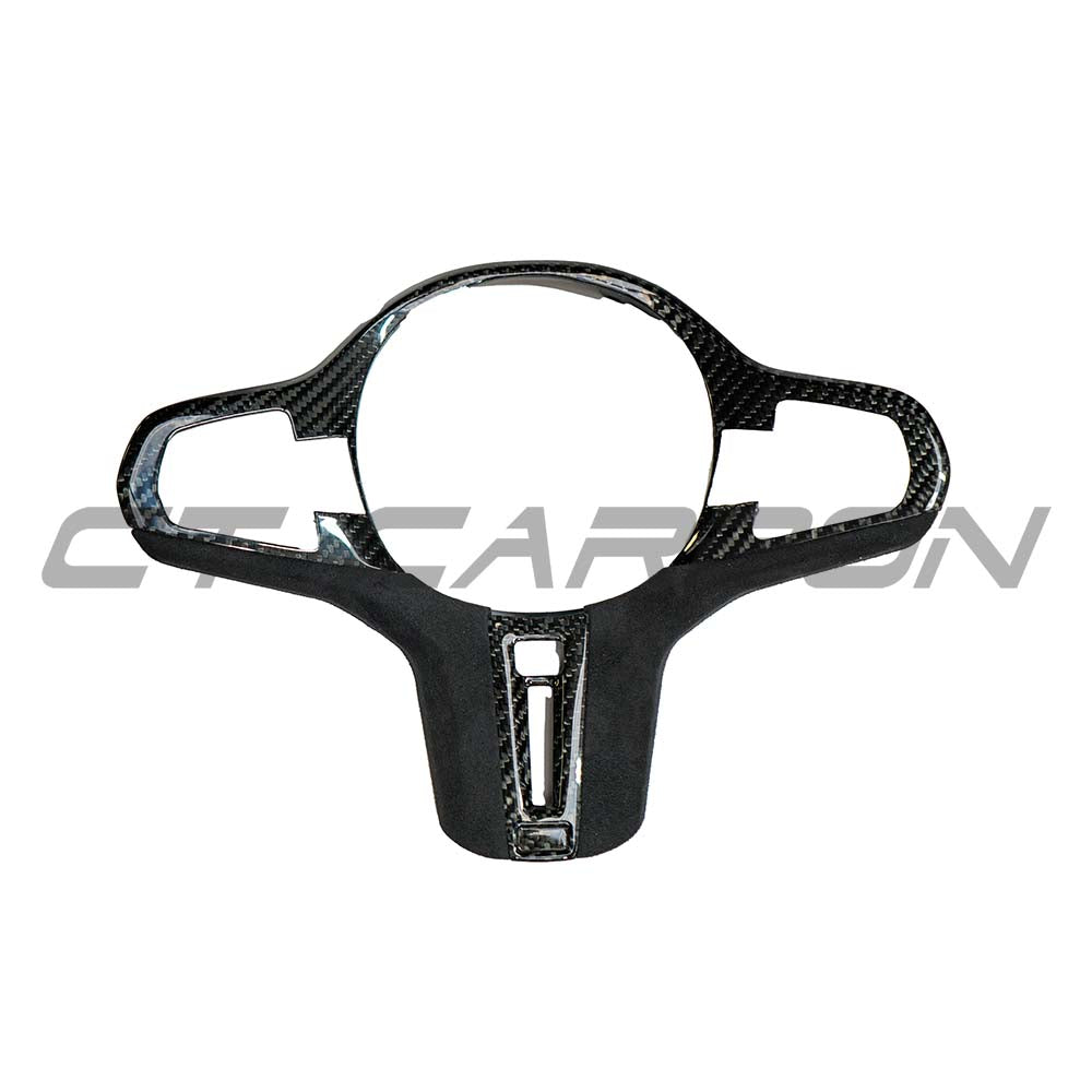 BMW GXX LCI CARBON FIBRE STEERING WHEEL TRIM - HEATING & ACC