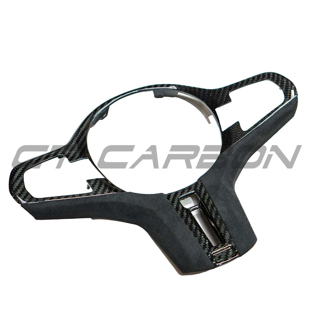 BMW GXX LCI CARBON FIBRE STEERING WHEEL TRIM - HEATING & ACC