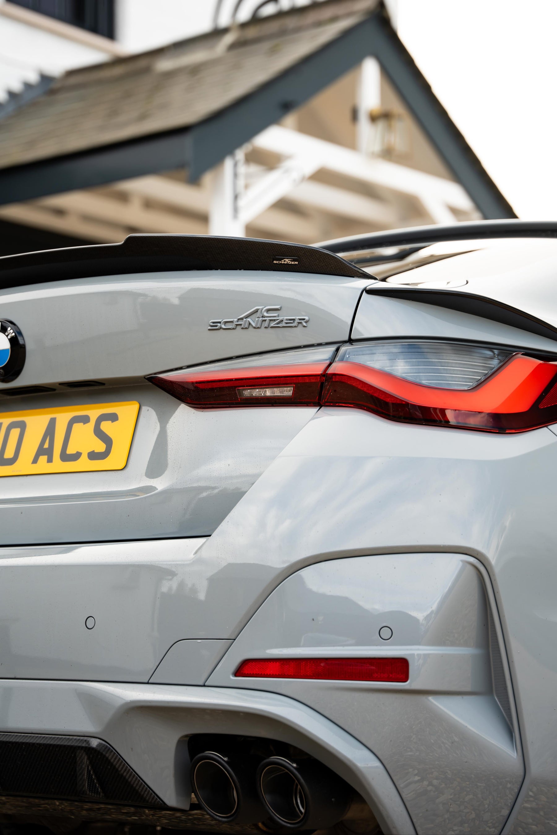 BMW 4 Series Gran Coupe G26 AC Schnitzer Rear Side Wings
