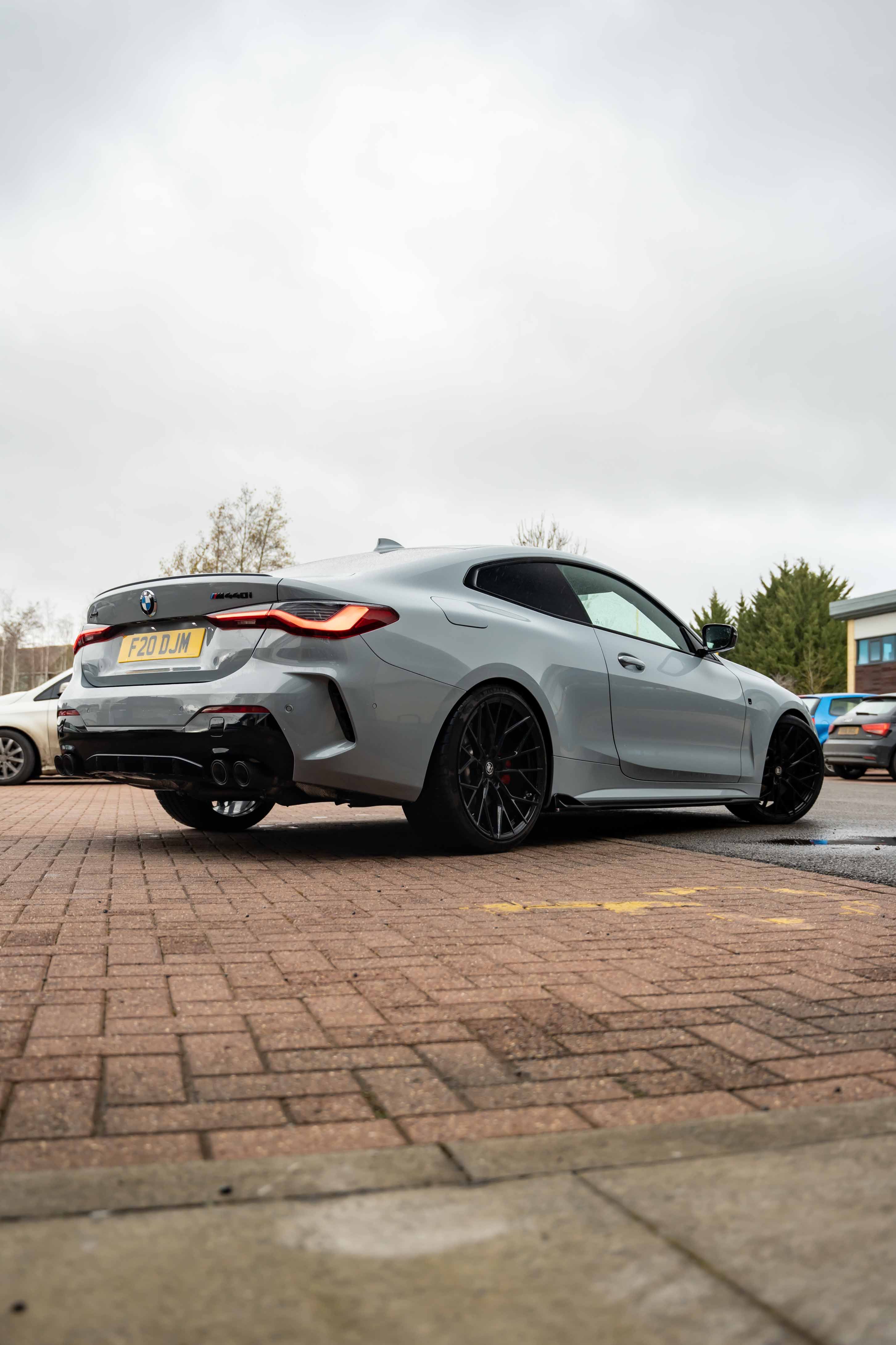BMW i4 M-W3 20" Precision Black Motech Wheel