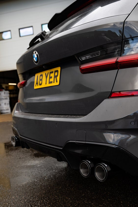 BMW G20 G21 M340i 3 Series Race Exhaust Axle Back system twin valved