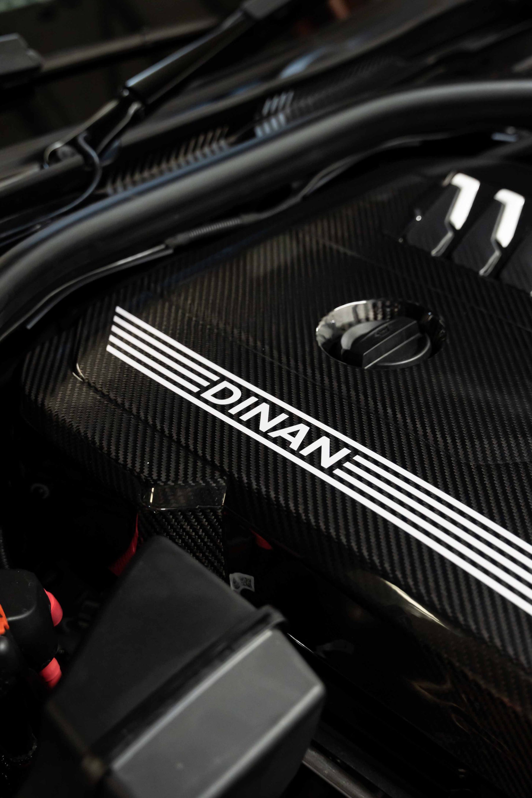 Dinan Gloss Carbon Fibre Engine Cover - B58 D M240 M340 M440i