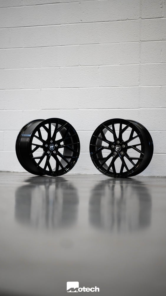 BMW i4 M-W3 20" Precision Black Motech Wheel