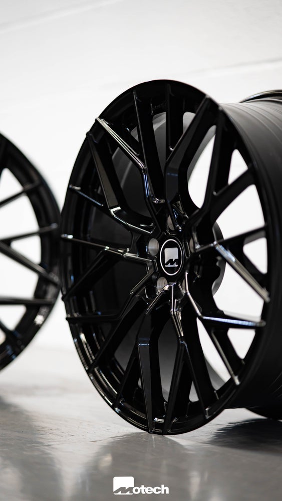 BMW i4 M-W3 20" Precision Black Motech Wheel
