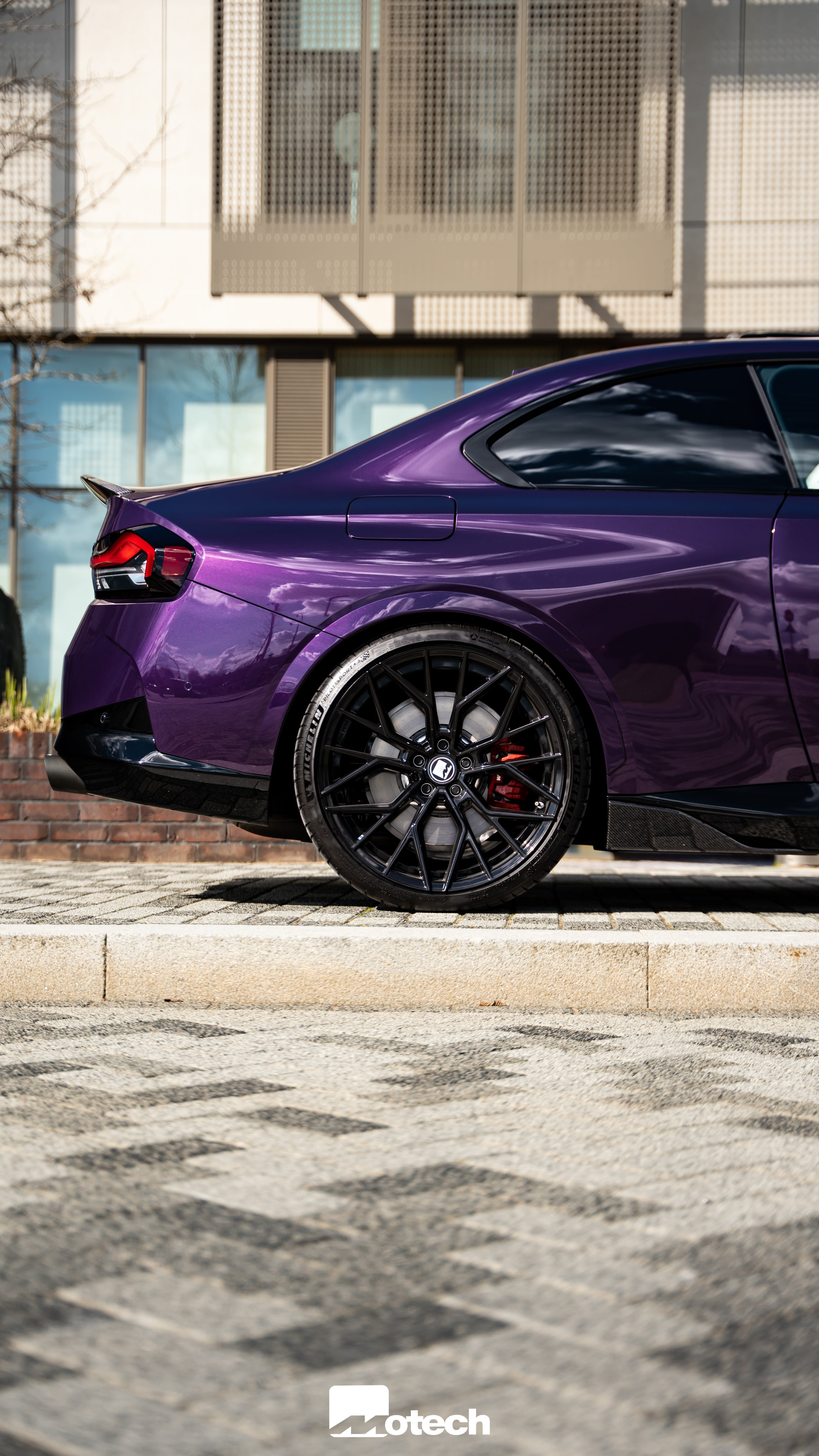 BMW 2 Series M240i G42 M-W3 20" Precision Black Motech Wheels