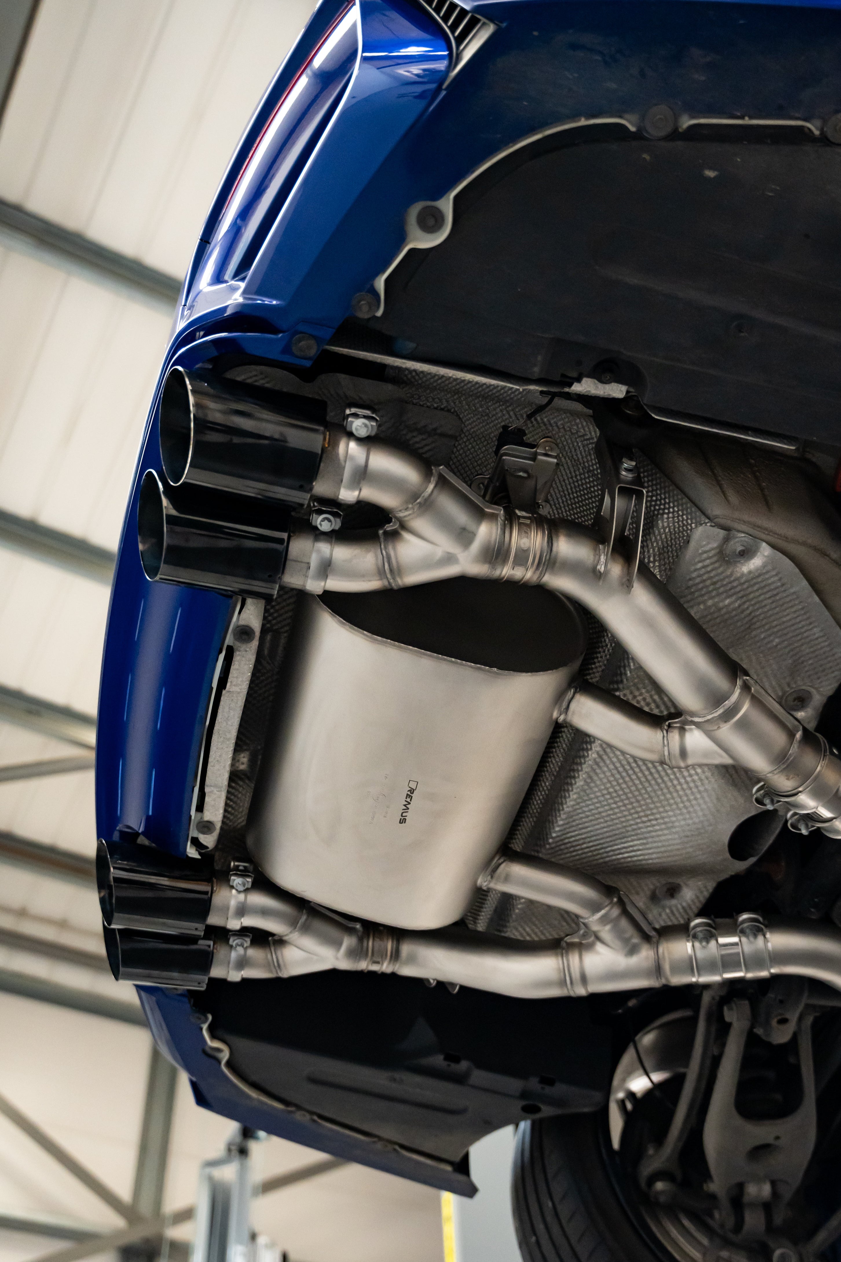 BMW M4 F80 F82 F83 Remus Race Rear Box (With OPF/PPF Filter 2018+)