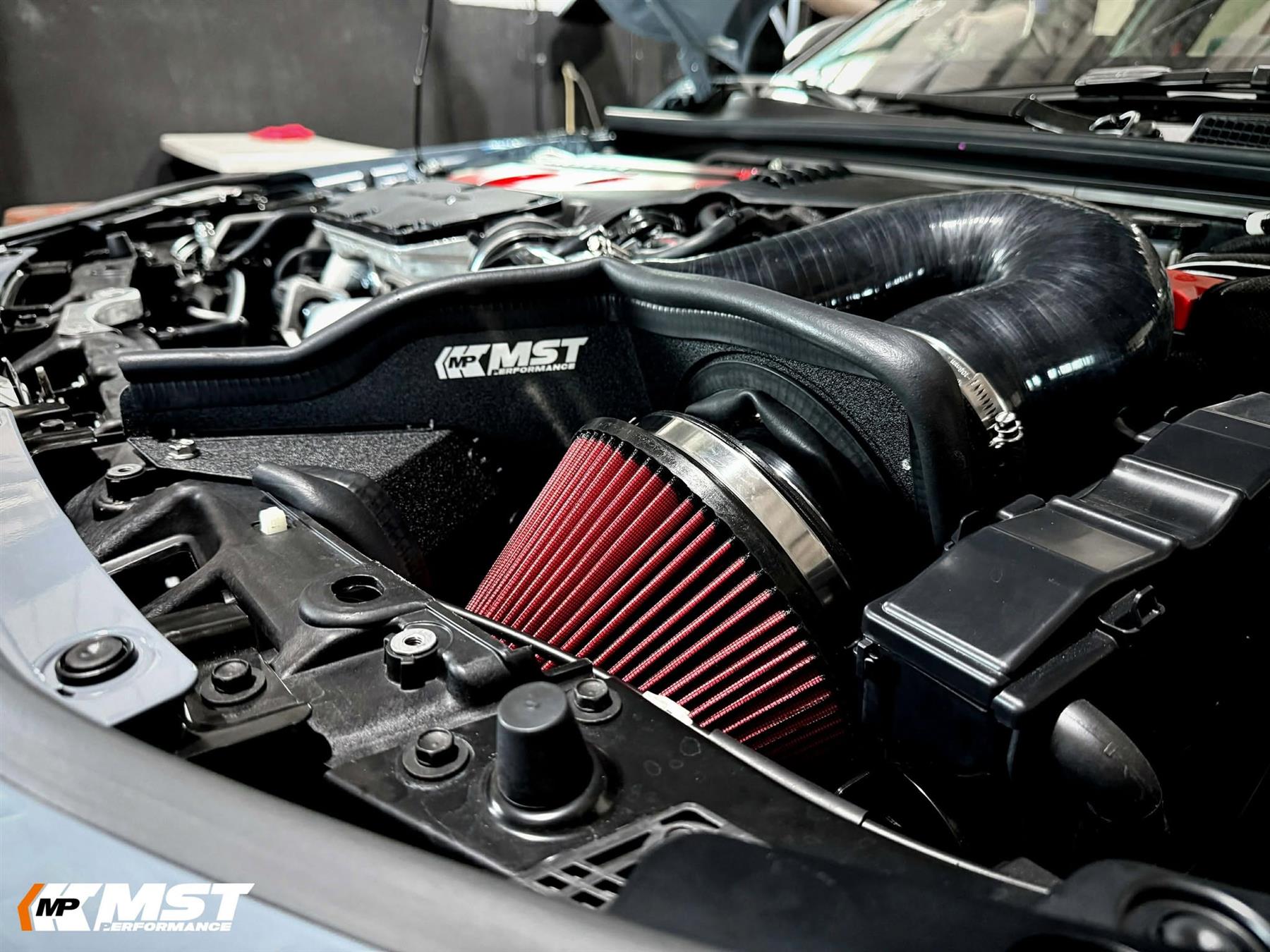 MST Performance Intake Induction Kit Air Filter Honda Civic K20 Type R FL5 Black