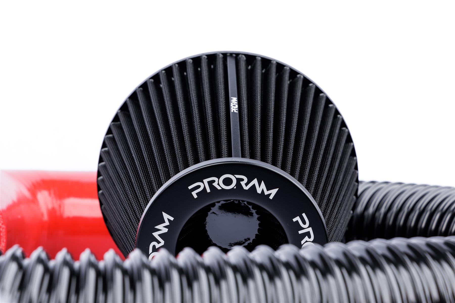 Performance Pleated Induction Kit for VW MK5 Golf R32 3.2 V6  - Red Hoses
