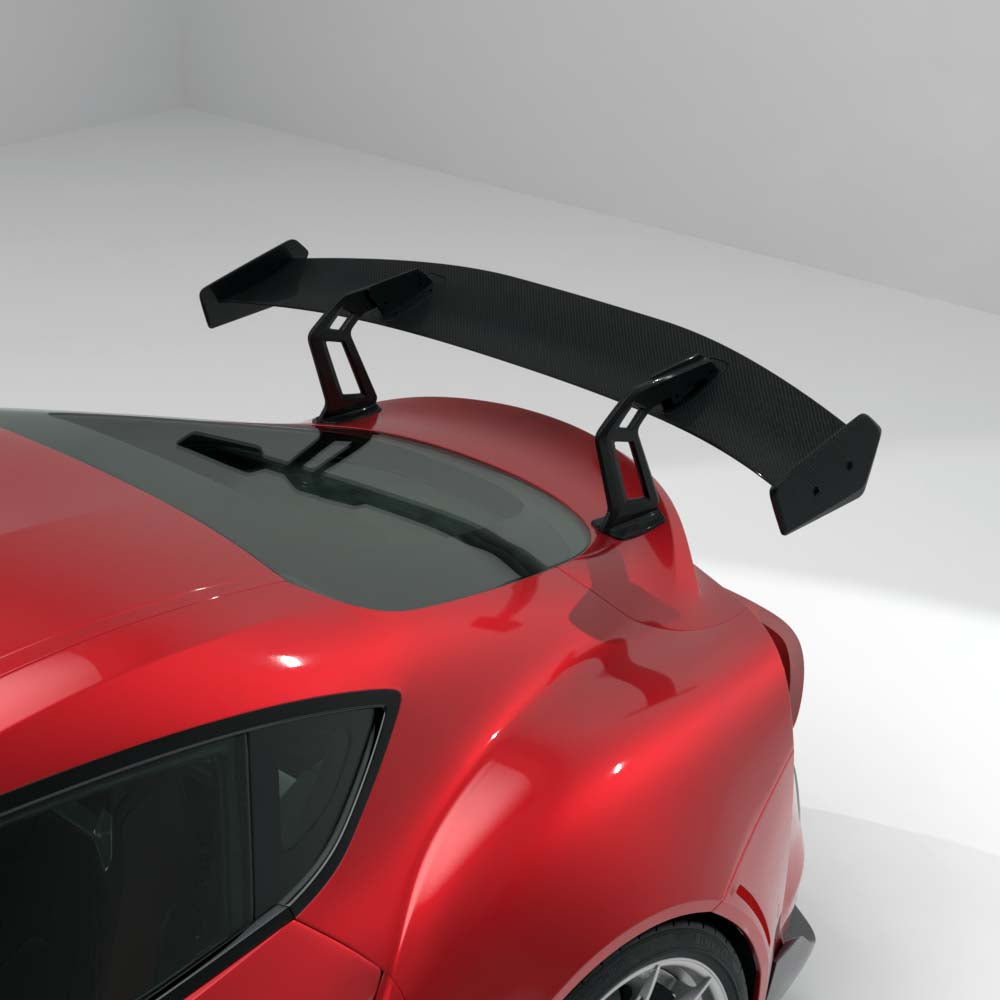TOYOTA SUPRA A90 2019+ CARBON FIBRE SWAN NECK WING - CT DESIGN