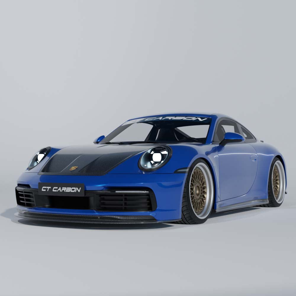 PORSCHE 911 (992.1) CARRERA 2019-2024 CARBON FIBRE KIT - CT DESIGN