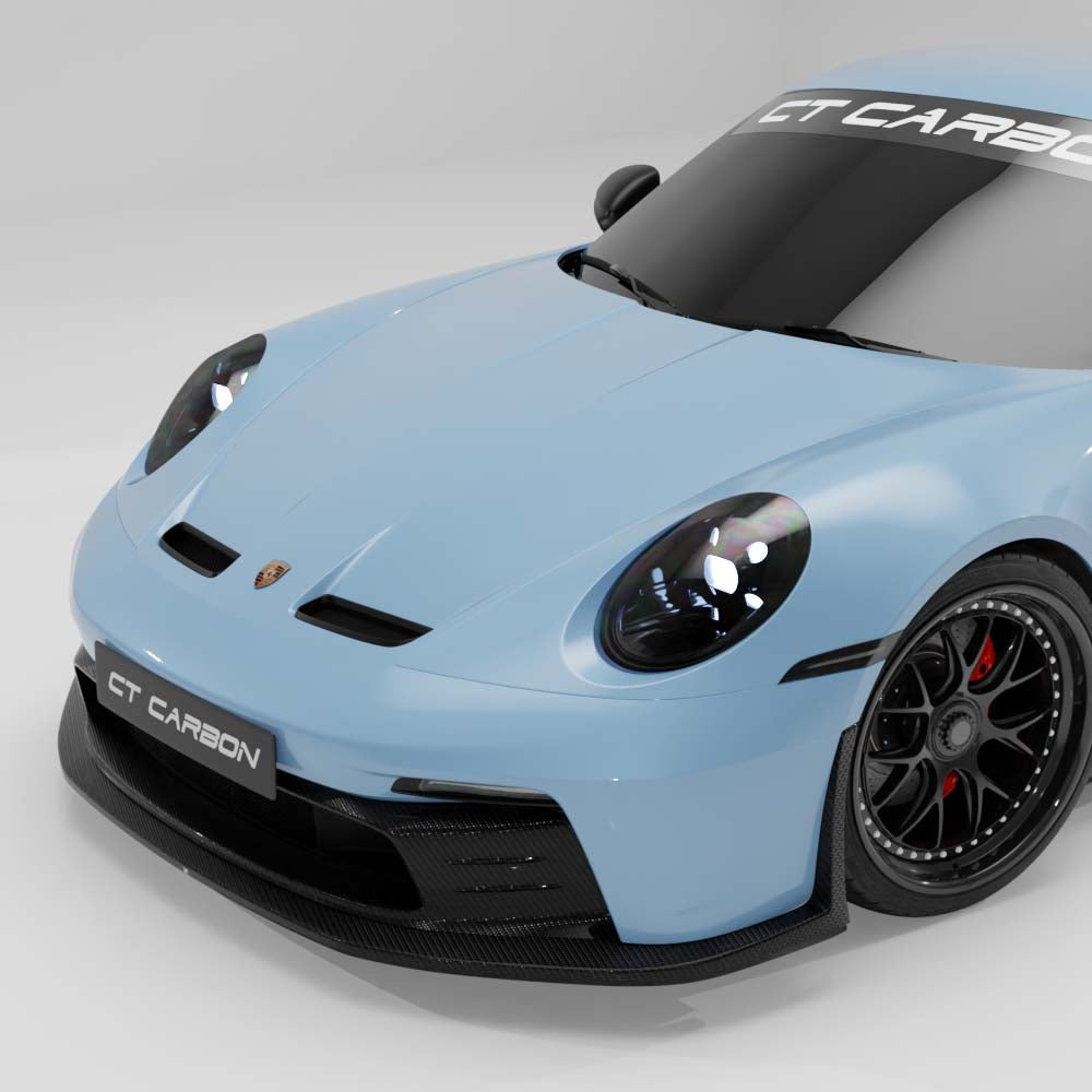 PORSCHE 911 992.1 GT3 & GT3 TOURING 2022-2024 CARBON FIBRE FRONT END KIT - CT DESIGN