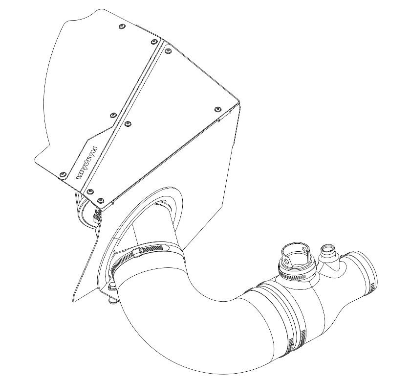 Foam Intake Kit with Carbon Fibre Lid for BMW G Series 2.0 B48
