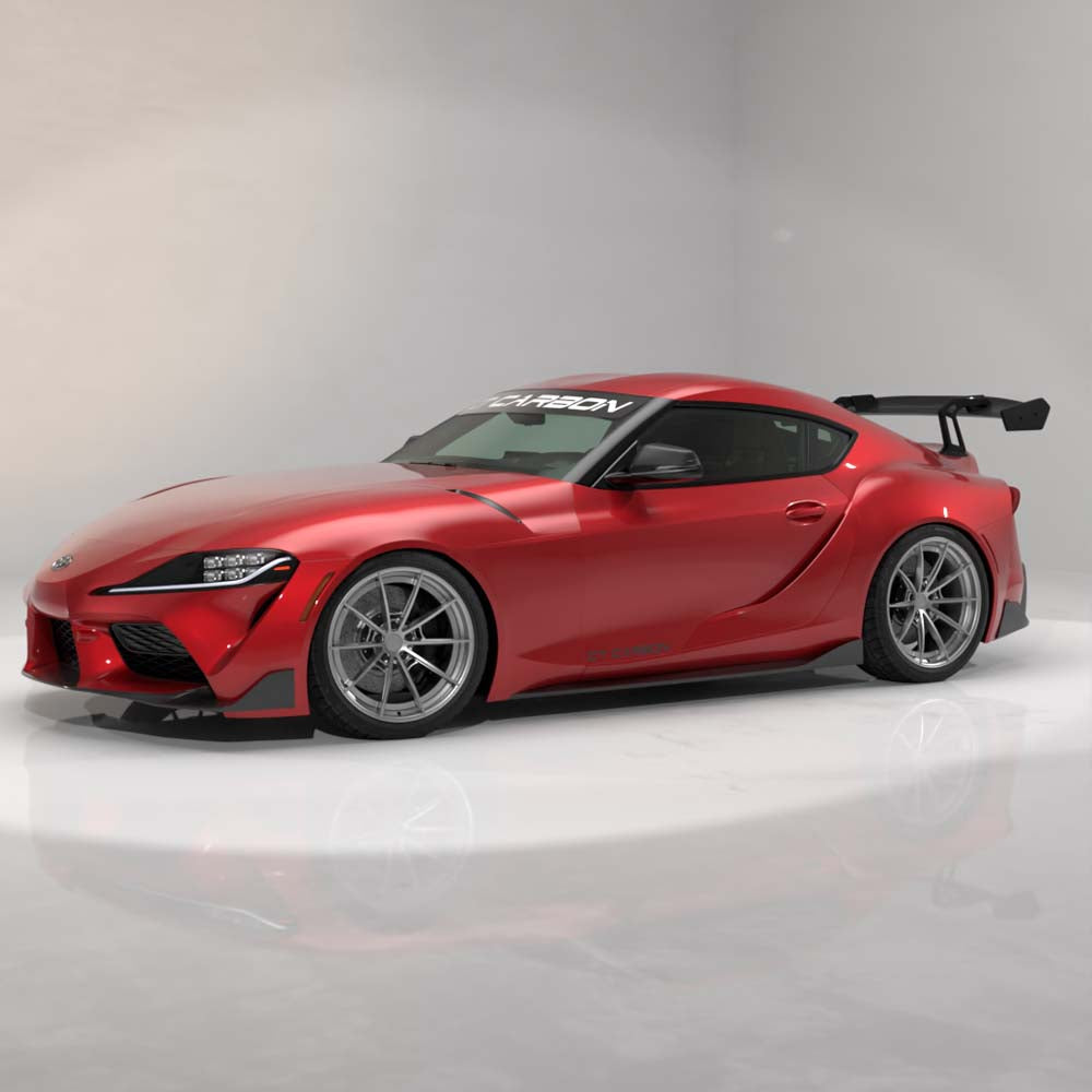 TOYOTA SUPRA A90 2019+ CARBON FIBRE SWAN NECK WING - CT DESIGN
