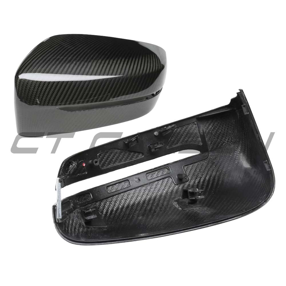 BMW G42 2 SERIES 2022+ RHD DRY CARBON FIBRE MIRRORS - V1