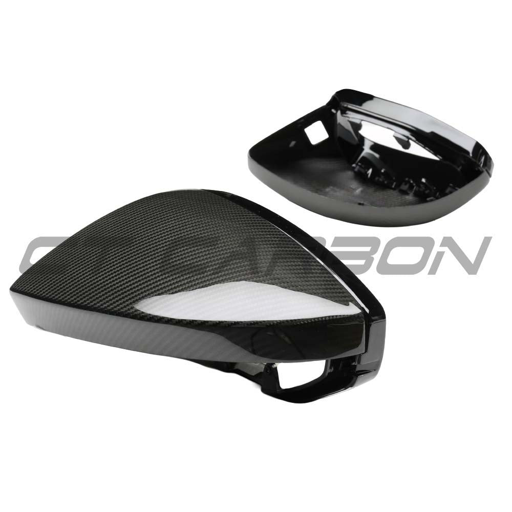 AUDI A6/S6/RS6 C8 2015-2025 CARBON FIBRE MIRRORS WITH LANE ASSIST - LHD