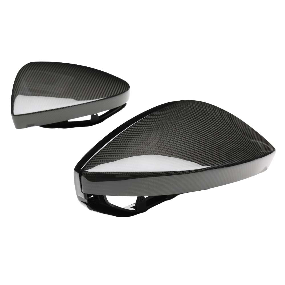 AUDI A6/S6/RS6 C8 2015-2025 CARBON FIBRE MIRRORS WITH LANE ASSIST - RHD